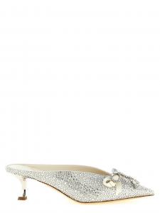 Сабо «Auria» JIMMY CHOO, серебристый