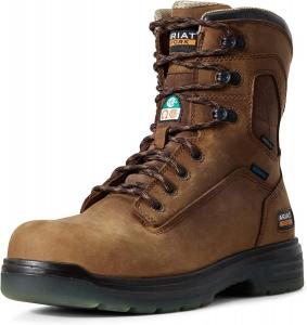 Мужские ботинки ARIAT Turbo 8 Csa с водонепроницаемым верхом и углеродным носком, Aged Bark