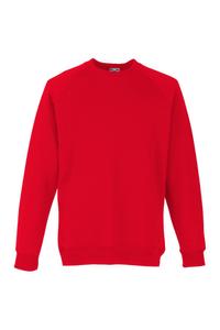Толстовка с рукавами реглан Fruit of the Loom, красный