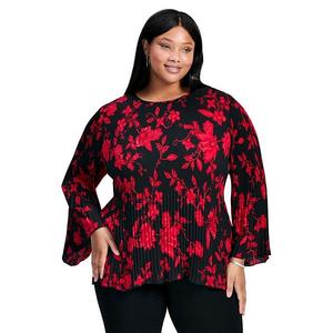Блузка Jay Pleat plus size Avenue, Scarlet Bloom