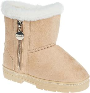 Детские зимние сапожки для девочек bebe, удобные и уютные модные ботильоны - теплые сапожки для девочек (малыши/маленькие дети/старшие дети), Sand