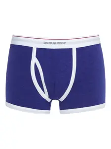 Боксеры с логотипом на поясе Dsquared2, синий