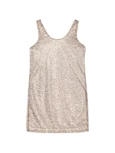 Декорированное платье мини Armani Exchange, бежевый