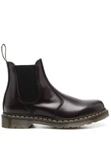 Мужские ботинки челси Dr. Martens из гладкой кожи, темно-коричневый