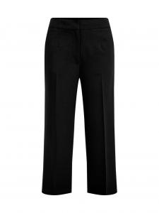 Широкие брюки со складками We Fashion, черный