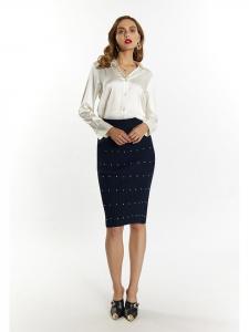 Faina Юбка темно-синего цвета