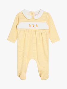 Пижама с вышивкой уткой на хлопчатобумажных ножках JoJo Maman Bébé, желтый