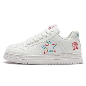 Кеды, обувь для скейтборда унисекс с низким верхом Double Star 88, цвет White Gray