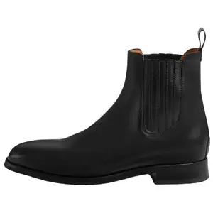 Loro Piana Loro Horseriding Кожаные Челси-Ботильоны до щиколотки из коровьей кожи Женские Black