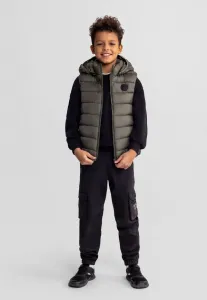 Стеганый жилет со съемным капюшоном Minoti, Khaki