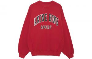 Свитшот Anine Bing с принтом логотипа Jaci, ярко-красный