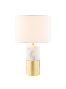 Home24 Настольная лампа Hege белого цвета