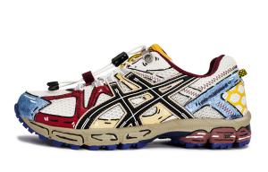 ASICS Gel Kahana 8 FL Low top Running Shoes мужские черно-бело-красно-желто-синие