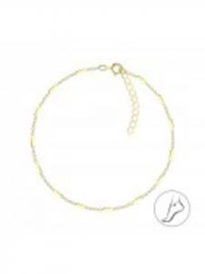 Alexander York Браслет на лодыжку STAB из золота, изготовленный из серебра 925 пробы