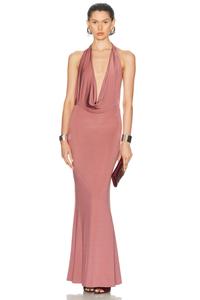 Легкое платье с глубоким капюшоном на шее Lapointe, Clay