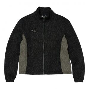 Вязаная куртка Thug Club Devil Peace Patch, черная