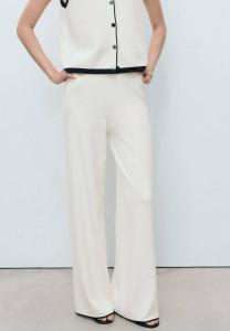 Брюки Mango Trousers, Off-White