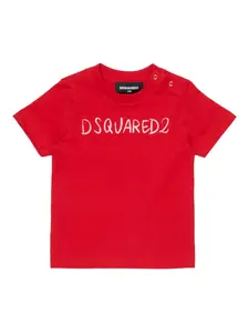 Футболка с логотипом Dsquared2 Kids, красный