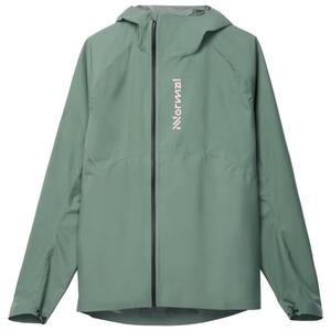 Куртка-Дождевик для бега по пересеченной местности Nnormal, зеленый