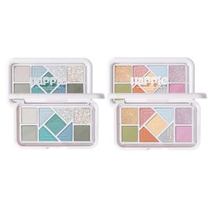 Hold Live Маленькая розовая палетка с девятью цветами теней для век, легко растушевываются, шиммер, натуральный