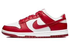 Кроссовки Nike Dunk Low, красный/белый