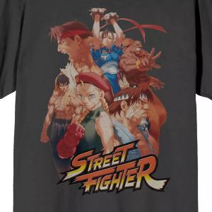 Мужская футболка с изображением Street Fighter Licensed Character