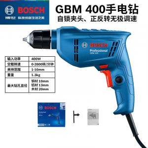 Дрель электрическая проводная Bosch GBM400KL, 400W