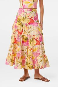 Многоярусная юбка миди Tilly Forever New, желтый