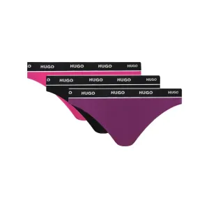 3 комплекта стрингов Hugo, фиолетовый