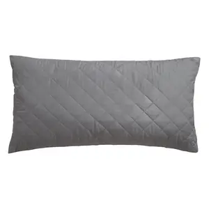 OTTO home Микрофибровая подушка Clarra, подушка 40x80 см, 80x80 см Наполнитель: полиэстер Чехол: полиэстер 1 шт. Для сна на спине, на боку, подушка серого цвета Otto Home, серый