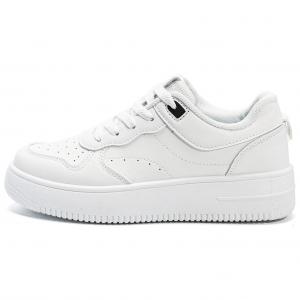 Износостойкие, легкие и дышащие низкие кроссовки для скейтбординга унисекс Feiyue, White Black