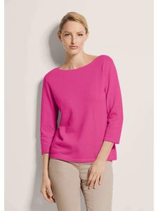 MADELEINE Кашемировый свитер с вырезом-лодочкой, цвет малиновый