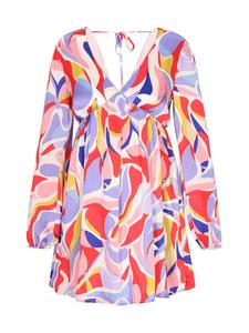 Платье до колена IZIA, цвет red multicolor