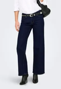 Onljudyo niedrige taille gerade geschnitten с широкими штанинами Only, Dark Blue Denim