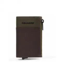Компактный кошелек Piquadro, коричневый