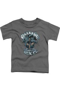 Футболка с коротким рукавом для детей "Batman Bane Will Break You" Gildan, Charcoal