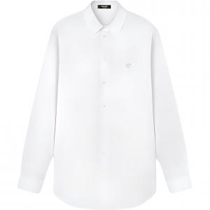 Вышитая рубашка Medusa VERSACE, белый