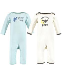 Натуральный двойной комбинезон Touched by Nature, Save the bees