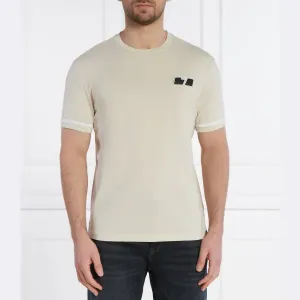 Футболка стандартного кроя Ea7, бежевый