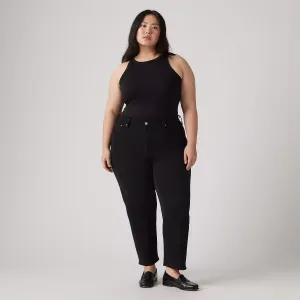 501 оригинальные укороченные женские джинсы (большие размеры) Levi's, черный