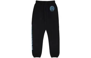 Трикотажные спортивные штаны мужские черные Chrome Hearts, черный