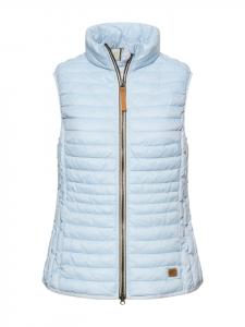 Camel Active Стеганый жилет из переработанного полиамида светло-голубого цвета