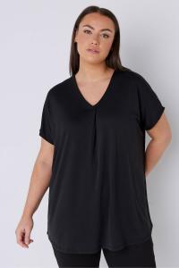 Топ с вырезом в области декольте Evans, черный