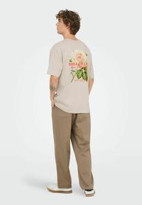 Футболка Only & Sons FRANK , Silver Lining/Light Brown