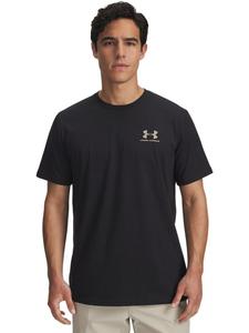 Футболка спортивная Sportstyle Lc T-Shirt черного цвета Under Armour
