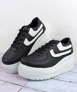 Пкроссовки в стиле «папиных кроссовок» Lovehunter, цвет Black