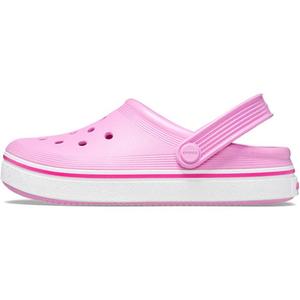 Детские сандалии Crocs Toffee Pink без шнуровки нескользящие дышащие