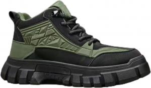 Мужские ботинки, легкая защитная обувь для мужчин, нескользящие водонепроницаемые ботинки с композитным носком для строительства и походов Generic, зеленый