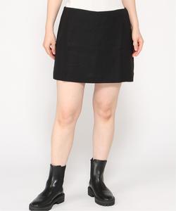 (W) Мини-юбка/юбка из льняной смеси