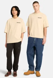 Футболка с графическим принтом на спине для фотосъемки на открытом воздухе Timberland, Light Beige